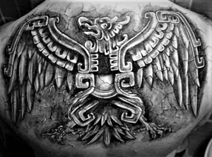 Aztec Wing Tattoo