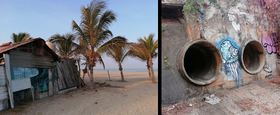 Beach Hut and Escape Route