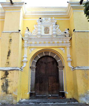 Yellow Church Facade