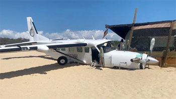 Airplane Crash On The Beach