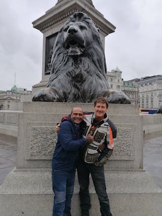 Deepak and Spencer in London
