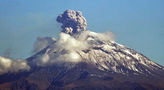 Volcano Erupting