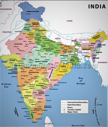 Map Of India