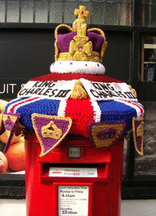 King Charles III Postbox Covering