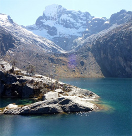 Foothills near Huarez in the Peruvian Andes.