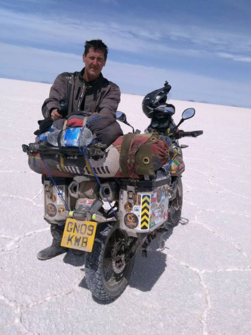 On the Salar Salt Pans before the Crash