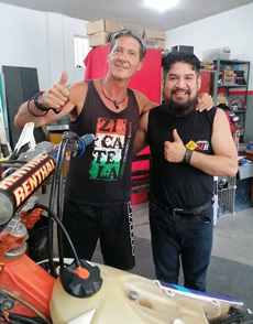Spencer and Mario