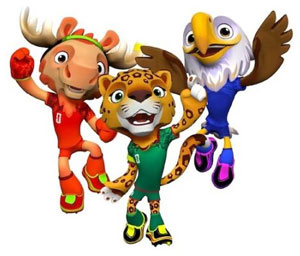Football World Cup Tournament Mascots