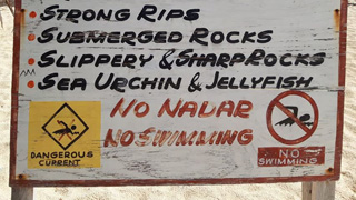 No Swimming