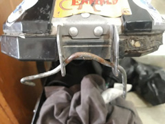 Pannier Broken Off Bike