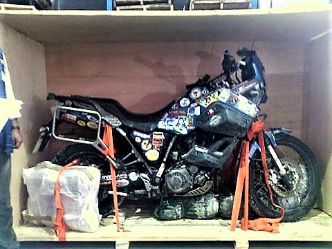 Bike Loaded On Cattle Truck