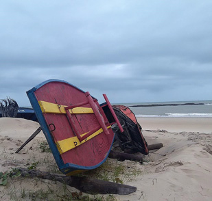 Beached Boat