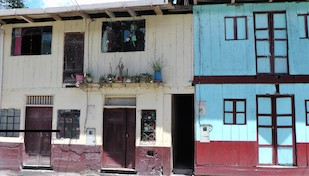 Typical Facade in Chile Village