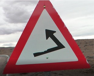 Sharp Bend Danger Of Death