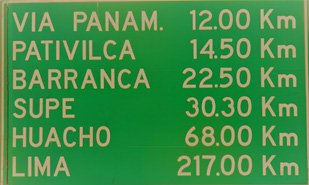 Distances on Route