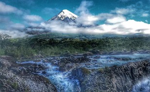 The Impressive View Of The Osorno Volcany