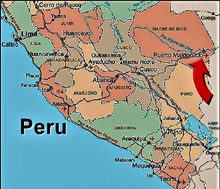 Entering Peru